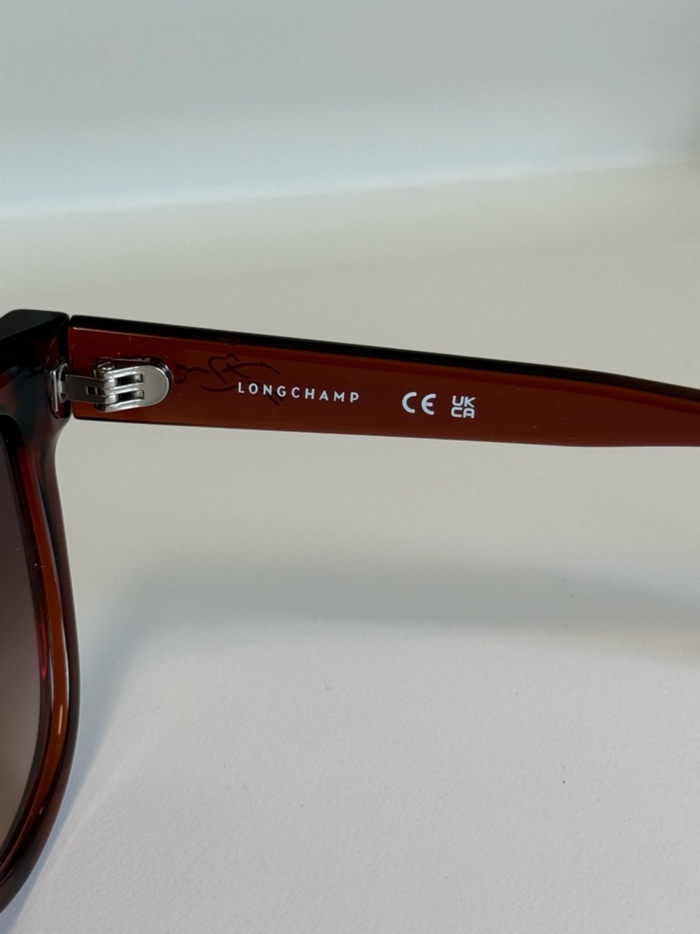 Longchamp Women's Sunglasses: Brown Frame, Brown Gradient Lenses, NEW - Picture 7 of 11